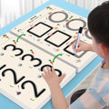 A4 Kids Educational Learning Tracing Book | 64 Pages Dot-to-Dot Activity Workbook with 2 Markers & Duster (Big Size)